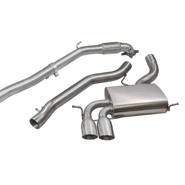 Cobra Sportback Turbo Back Performance Exhaust - Audi S3 8P Quattro Sportback