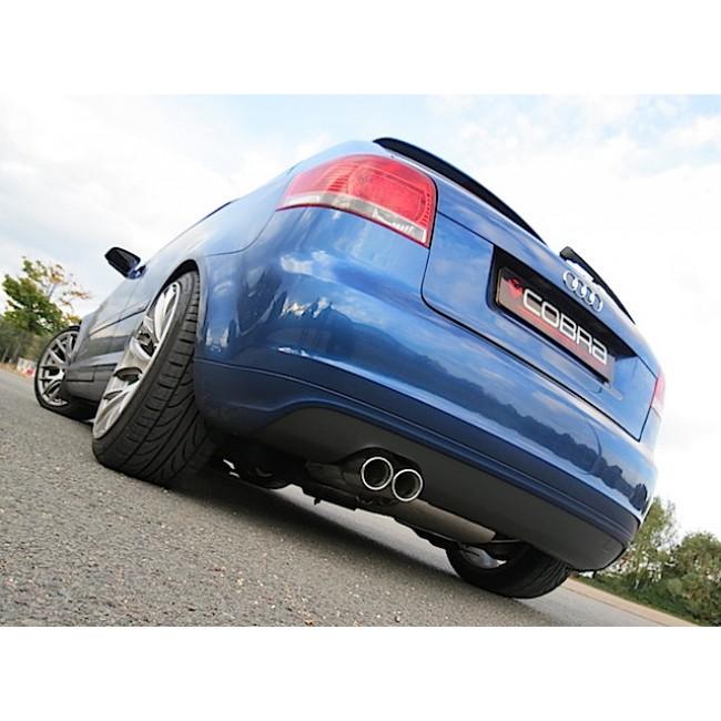 Cobra Cat Back Performance Exhaust - Audi A3 8P 2.0 TFSI 2WD Sportback