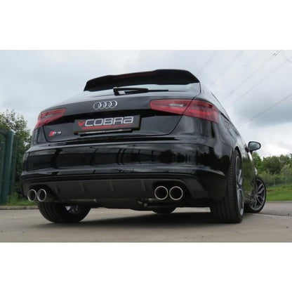 Cobra Cat Back Non-Valved Performance Exhaust - Audi S3 8V 3 Door (13-17)