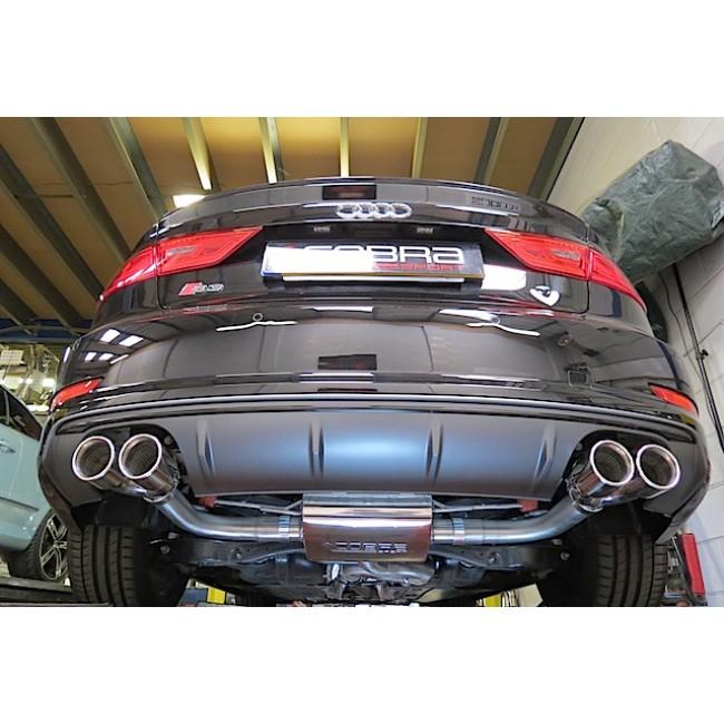 Cobra Turbo Back Non-Valved Performance Exhaust - Audi S3 8V Saloon (13-18)
