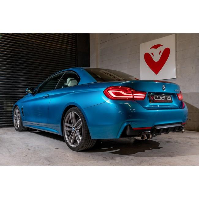 Cobra Quad Exit M4 Style Performance Exhaust Conversion - BMW 420D F32/F33/F36 (13-20)