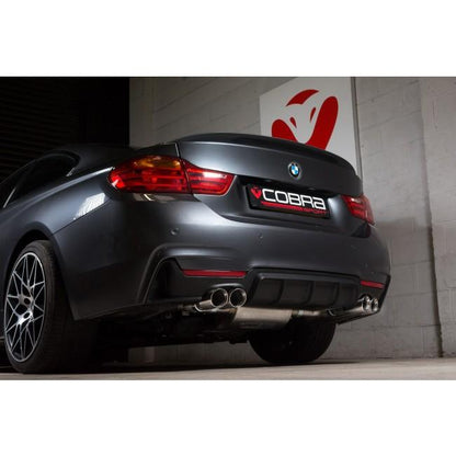 Cobra Quad Exit M4 Style Performance Exhaust Conversion - BMW 435D F32/F33/F36