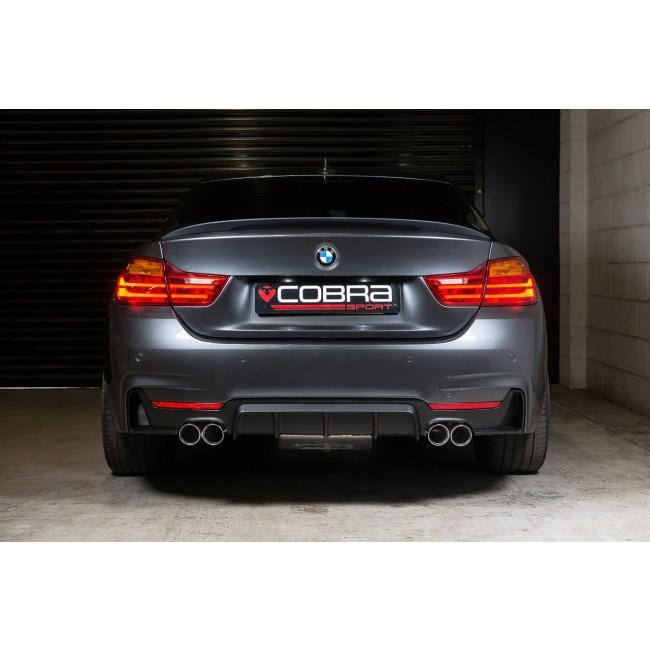 Cobra Quad Exit M4 Style Performance Exhaust Conversion - BMW 435D F32/F33/F36