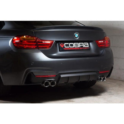 Cobra Quad Exit M4 Style Performance Exhaust Conversion - BMW 435D F32/F33/F36