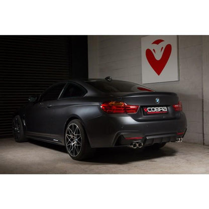 Cobra Quad Exit M4 Style Performance Exhaust Conversion - BMW 435D F32/F33/F36