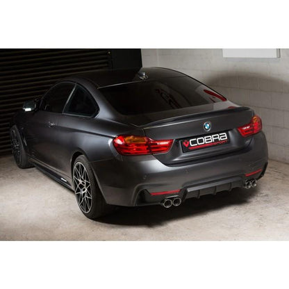 Cobra Quad Exit M4 Style Performance Exhaust Conversion - BMW 435D F32/F33/F36