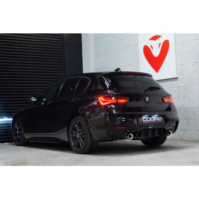 Cobra Exhaust Tailpipes - Larger 3.5" M Performance Tips - Replacement Slip-on OE Style - BMW M140i F20/F21 LCI