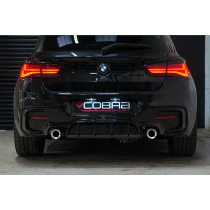 Cobra Exhaust Tailpipes - Larger 3.5" M Performance Tips - Replacement Slip-on OE Style - BMW M135i