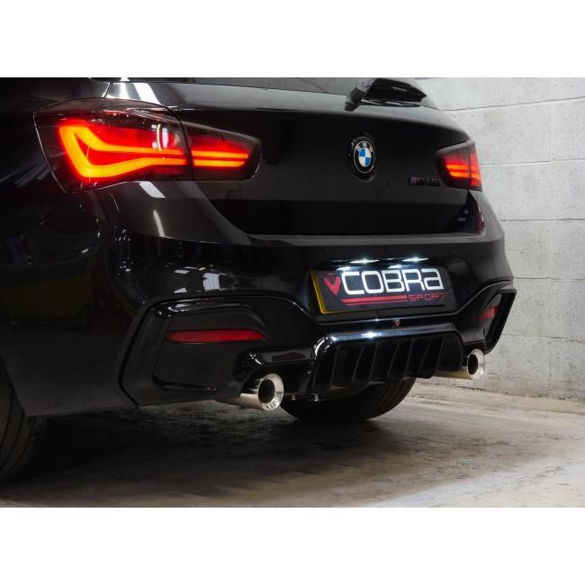 Cobra Exhaust Tailpipes - Larger 3.5" M Performance Tips - Replacement Slip-on OE Style - BMW M135i