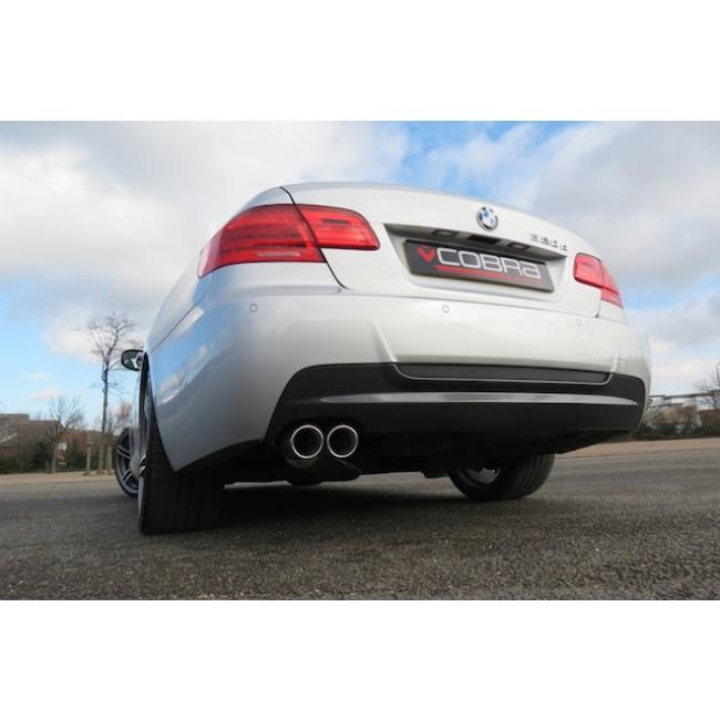 Cobra Twin Tip Rear Box Performance Exhaust - BMW 318D/320D E92 Coupe