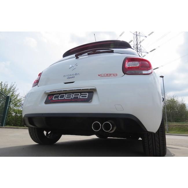 Cobra Cat Back Performance Exhaust - Citroen DS3 1.6 THP