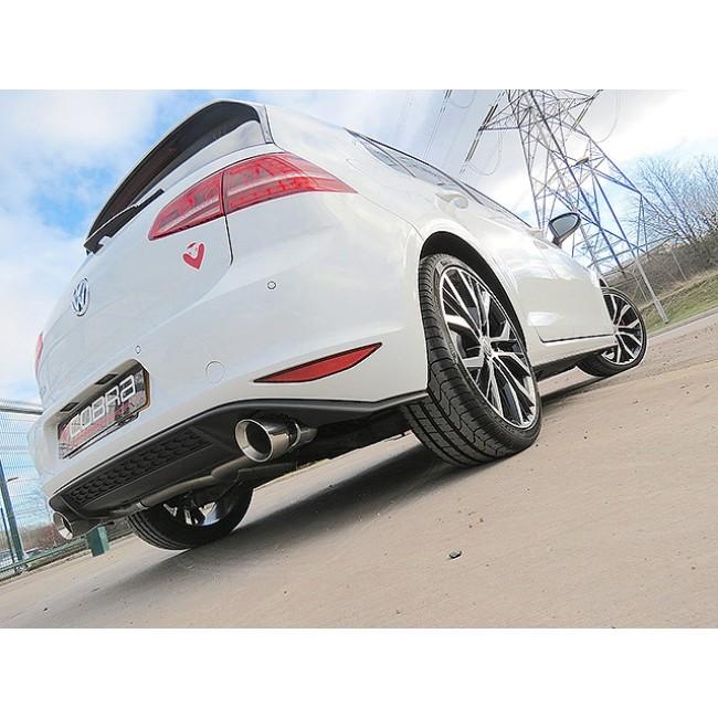 Cobra GTI Style Rear Exhaust - VW Golf Mk7 GTD (14-17)