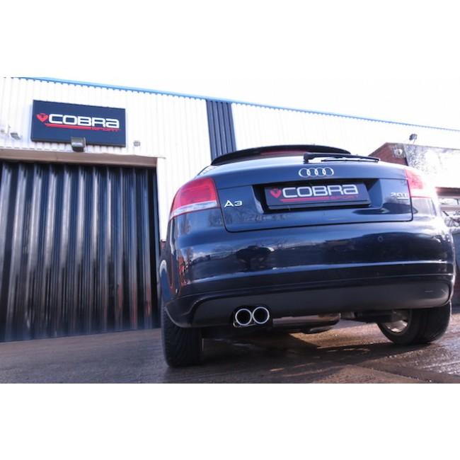Cobra Turbo Back Performance Exhaust - Audi A3 8P 2.0 TFSI Quattro 3 Door