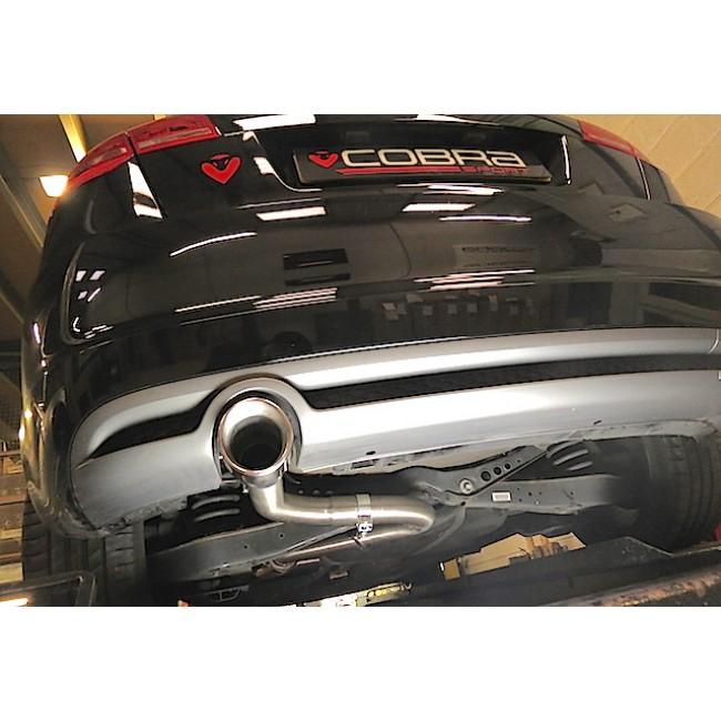 Cobra Single Tip Cat Back Performance Exhaust - Audi A3 8P 2.0 TDI 2WD Sportback (08-12)