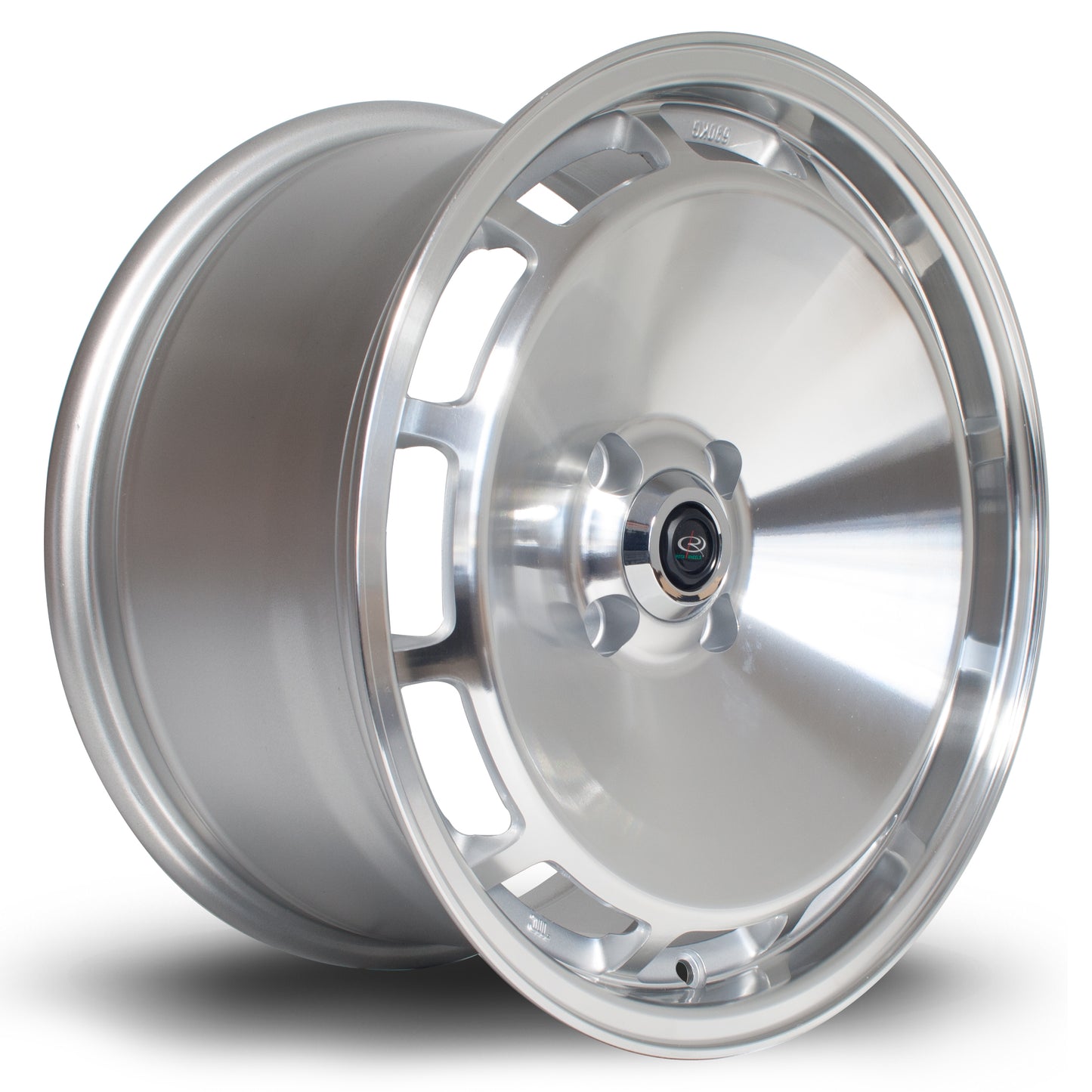 Rota D154 - 16x8 | 5x100 | ET30 | Silver/Polished Face