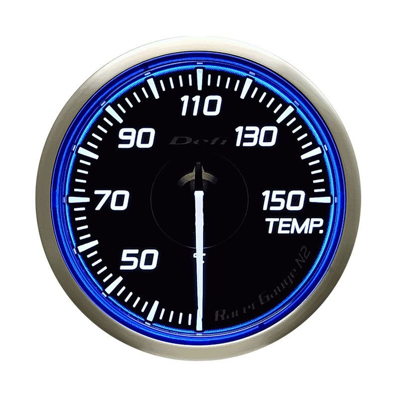 Defi DF Racer N2 52mm Temp Gauge (Blue)