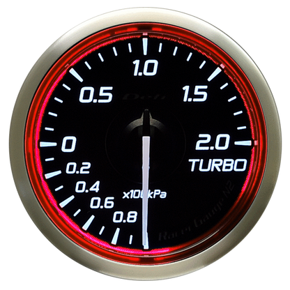 Defi DF Racer 60mm Turbo 200 Boost Gauge (Red)
