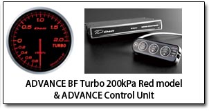 Defi Advance BF 60mm Turbo Boost Gauge & Controller Set (Red)