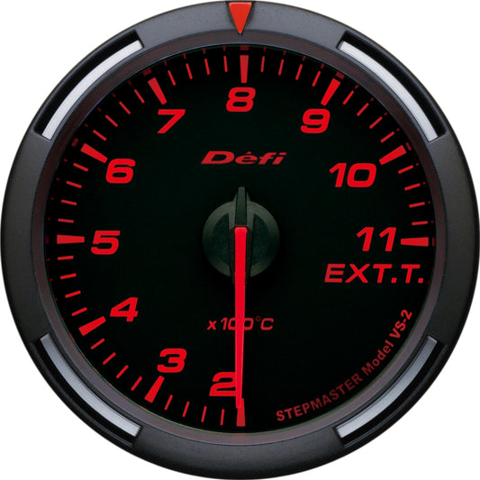 Defi Racer 60mm Exhaust Temp EGT Gauge (Red)