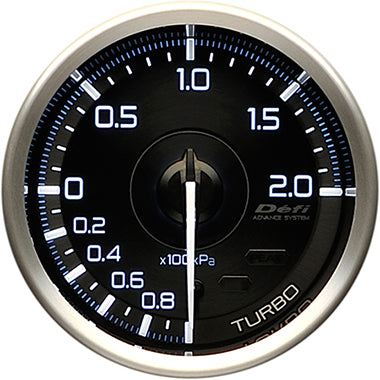 Defi DF A1 60mm Turbo 200 Boost Gauge W/ Sensor