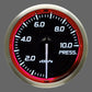 Defi DF Racer N2 52mm Pressure Gauge (Red)