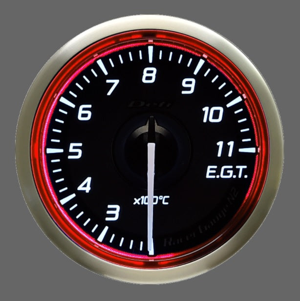 Defi DF Racer N2 52mm Exhaust Temp EGT Gauge (Red)