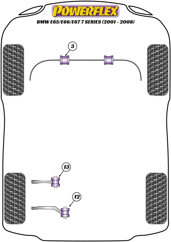 Powerflex Jack Pad Adaptor for BMW 7 Series E65/E66/E67 (01-08)