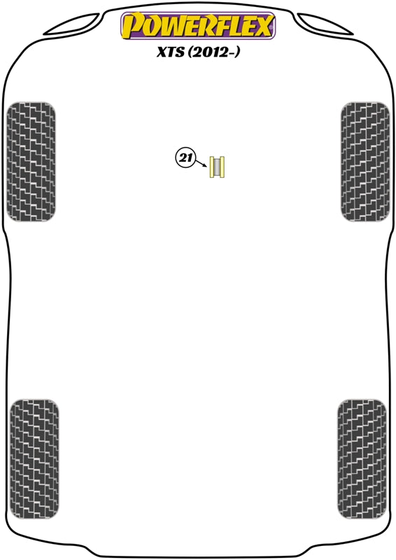 Powerflex Rear Engine Mounting Insert for Cadillac XTS (12-)