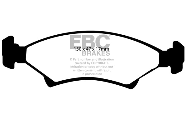 EBC Ultimax Front Brake Pads - DP1001