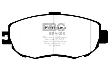 EBC Greenstuff Front Brake Pads - DP21006