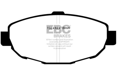 EBC Greenstuff Front Brake Pads - DP21007