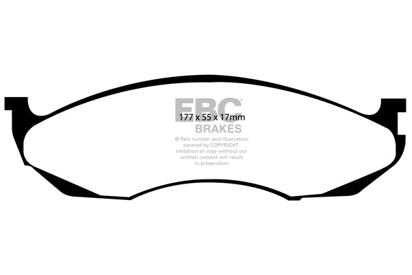 EBC Greenstuff Front Brake Pads - DP61022