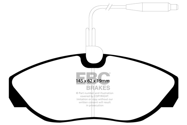 EBC Yellowstuff Front Brake Pads - DP41024R