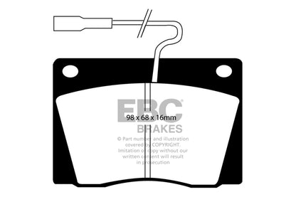 EBC Ultimax Front Brake Pads - DP1028