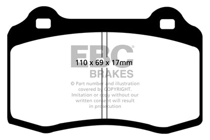 EBC Greenstuff Front Brake Pads - DP21031