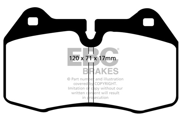 EBC Yellowstuff Front Brake Pads - DP41032R