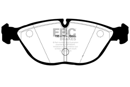 EBC Greenstuff Front Brake Pads - DP21035