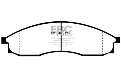 EBC Ultimax Front Brake Pads - DP1046