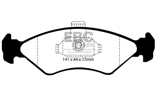 EBC Ultimax Front Brake Pads - DP1050