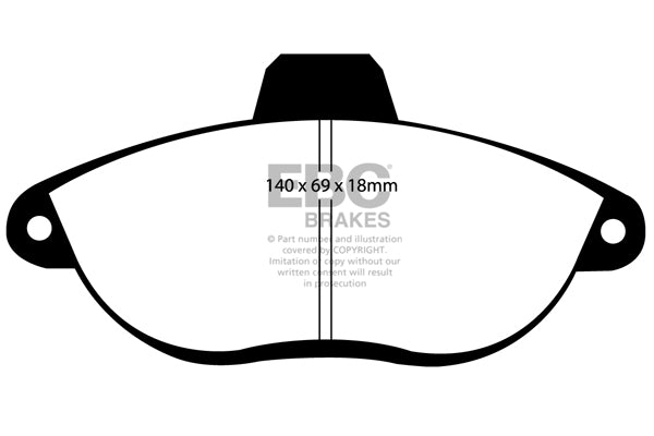 EBC Ultimax Front Brake Pads - DP1053