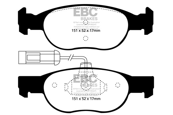 EBC Ultimax Front Brake Pads - DP1059/2