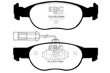 EBC Greenstuff Front Brake Pads - DP21059