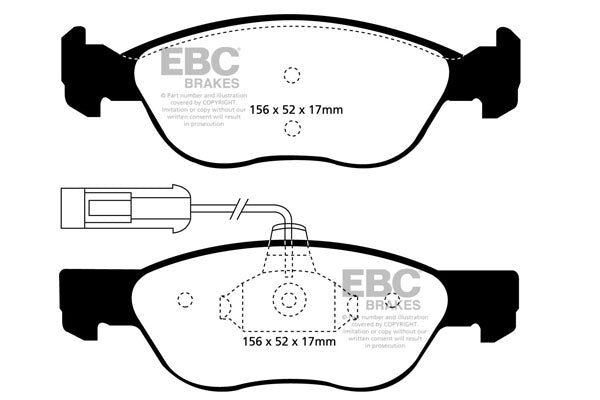 EBC Ultimax Front Brake Pads - DP1060/2