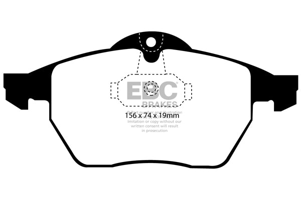EBC Yellowstuff Front Brake Pads - DP41062R