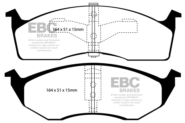 EBC Greenstuff Front Brake Pads - DP61065