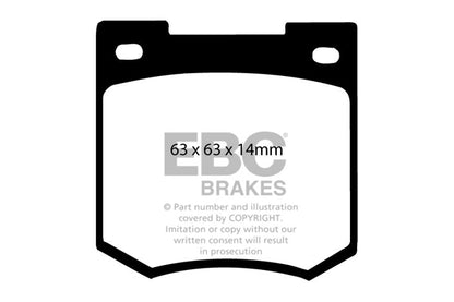 EBC Greenstuff Front Brake Pads - DP2106