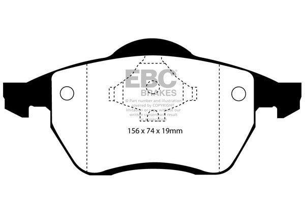 EBC Ultimax Front Brake Pads - DP1074