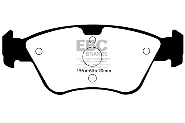 EBC Redstuff Front Brake Pads - DP31075C