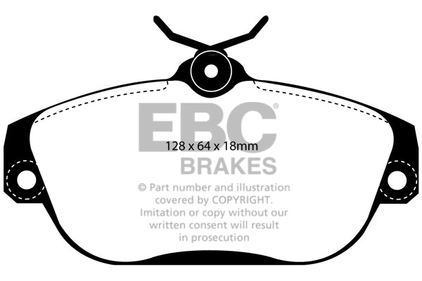 EBC Yellowstuff Front Brake Pads - DP41095R