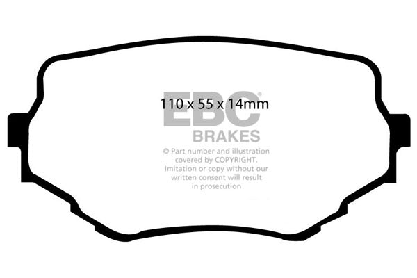 EBC Greenstuff Front Brake Pads - DP61099